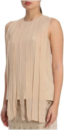 Max Mara Sleeveless Top Torquay - Dames - Tops zonder mouwen - Beige - S - Tops