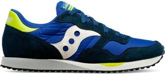 Saucony Retro Trainer Blauw Lime Heren - Heren - Sneakers - Blauw - 42 EU - Schoenen