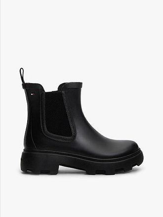 Tommy Hilfiger Rubberised Flag Cleat Rain Boots