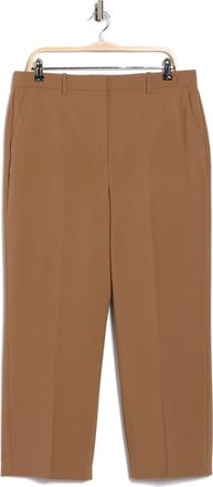 Theory Sevona High Waist Wool Blend Pants in Truffle at Nordstrom Rack, Size 14