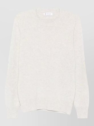 Brunello Cucinelli cashmere crew neck long sleeve jumper