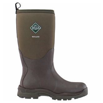 The Original Muck Boot Company Wetland WMT Synthetic Textile Womens Calf Length Boots - Bark - Size:UK 7