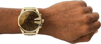 Diesel Uhren - Mega Chief Uhr - Gr. unisize - in Gold - für Damen