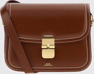 A.P.C. A. P.C. Mini borsa a tracolla Grace in pelle bovina liscia con fibbia