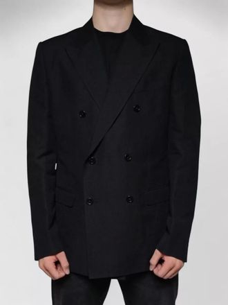 Dolce & Gabbana linen double-breasted blazer