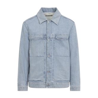 Jil Sander Denim Jackets, male, Blue, Size: XL Denim Jacket