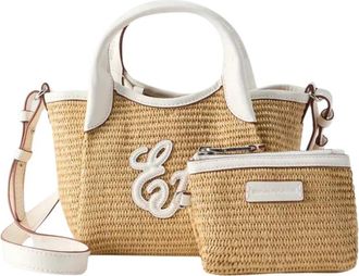 Emporio Armani Natural Logo Small Tote
