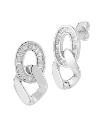 Glaze Jewelry Plated Cz Earrings