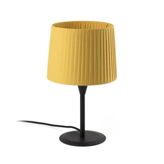 Faro Barcelona Samba L&aacute;mpara Sobremesa Negra/encintada Amarilla 64311-39