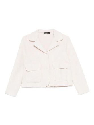 Anneclaire notched-lapel jacket - women - Fabric - 44 - White