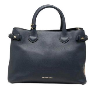 Burberry Pre-owned Handbags, female, Blue, Size: ONE SIZE Pre-owned The Banner Shoulder Bag