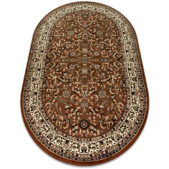 RugsX Alfombra Royal Adr Oval Modelo 1745 Marr&oacute;n Brown 150x250 Cm