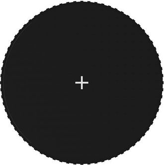 vidaXL Lona De Salto Para Cama El&aacute;stica Redonda Tela Negro 3,96 M Vidaxl
