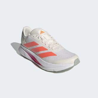 adidas Laufschuh ADIDAS PERFORMANCE DURAMO SL 2, Herren, Gr. 42,5, sanftes wei&szlig;, lucid orange, wonder silber, Synthetik, Textil, Schuhe Laufschuh