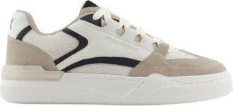 A|X Armani Exchange Sneaker - Heren - Sneakers - Beige - 41 1/2 EU - Leer - Schoenen