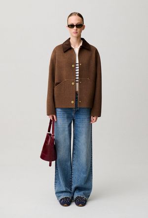 Claudie Pierlot Manteau court laine