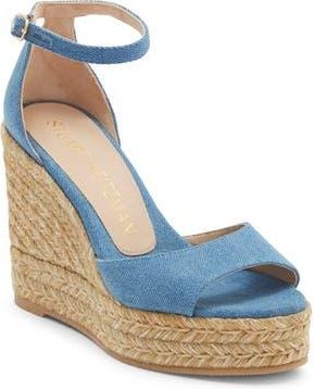 Stuart Weitzman Nudistcurve Wedge Sandal in Washed at Nordstrom Rack, Size 11.5