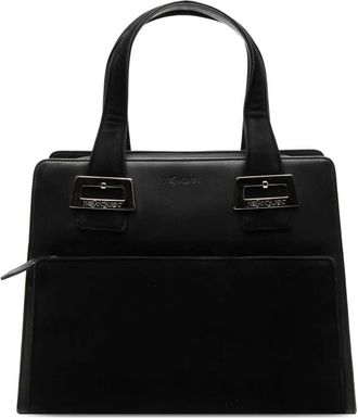 Saint Laurent Pre-owned Saint Laurent Leather and Tribute Suede Top Handle Bag UX64ES2W20M9FY7M
