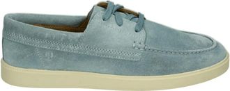 Clarks Schoenen, Heren, Blauw, 44 EU, Su&egrave;de, Lockford Boat