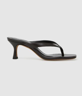 Jeanne Vouland Sandale Paros Cuir Chocolat