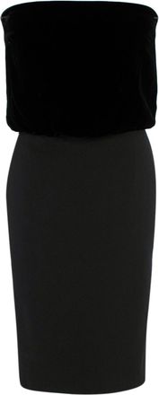 Tom Ford Velvet Strapless Corset Dress Size XXS