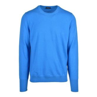 Drumohr Heren, Truien, Blauw, Maat: 2XL Kasjmier