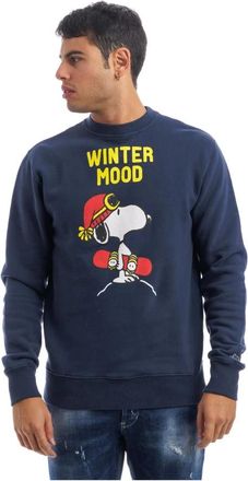 MC2 Saint Barth Sweatshirt - Heren - Sweatshirts - Blauw - L - Katoen - Hoodies & sweatvesten