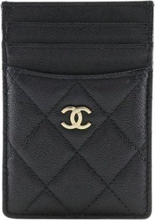 Chanel Pre-owned Card case - Dames - Vintage Accessoires - Zwart - ONE Size - Vintage