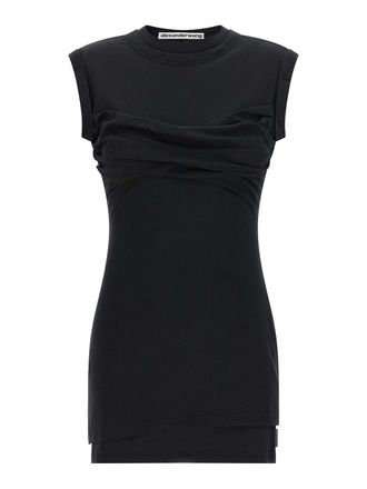Alexander Wang twisted bust layered dress