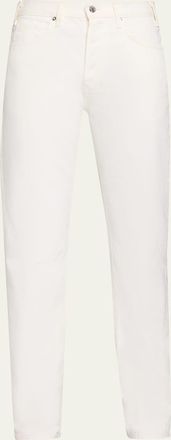 Nili Lotan Briana Mid-Rise Straight-Leg Jeans