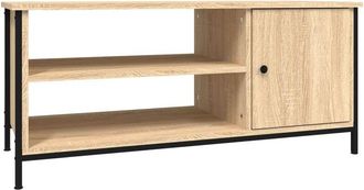 vidaXL Vidaxl - Mueble para tv madera contrachapada roble Sonoma 100x40x45 cm