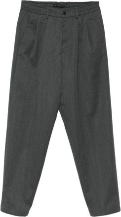 low brand Rechte broek - Heren - Straight fit broeken - Grijs - W34 - Wol - Broeken