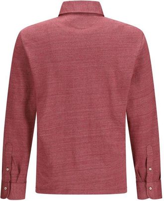 Brunello Cucinelli Mens Multicolor Linen Polo Shirt