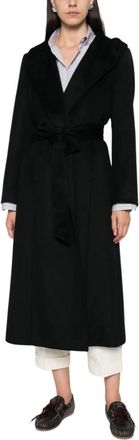 Pennyblack Geknookte Jas - Dames - Jas met riem - Zwart - M - Jassen