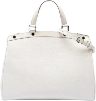 Louis Vuitton Pre-owned Brea MM Handtas - Dames - Vintage Handtas - Wit - ONE Size - Leer - Vintage