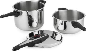 BOJ Olla Coc Pres 4+6lt Rapida Inox Boj