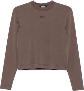 Jacquemus Donna, Top, Marrone, L, new