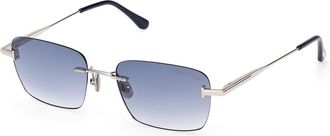 Tom Ford FT1354 JAKE-02 16W Mens Sunglasses Silver Size 54