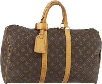 Louis Vuitton Pre-owned Weekend Bags, female, Brown, Size: ONE SIZE Pre-owned Weekend Bag