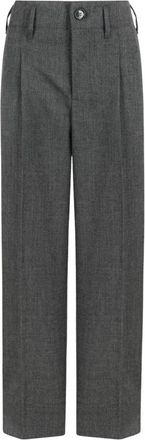 Ami Wide Broeken - Dames - Wijde Broeken - Grijs - XS - Broeken