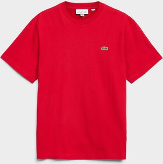 Lacoste Mens Croc logo solid T-shirt