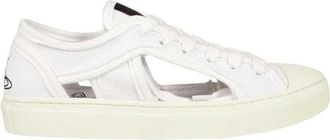 Vivienne Westwood Katoenen Canvas Sneakers - Dames - Sneakers - Wit - 40 EU - Katoen - Schoenen