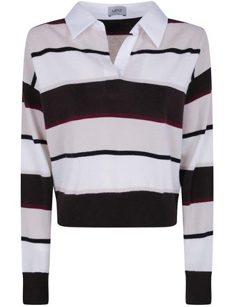 MRZ Sweater Long Sleeves Oversized Long Sleeves Polo Neck