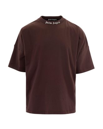 Palm Angels Oversized T-Shirt with Classic Logo Print