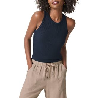 Splendid Supersoft Rib Tank in Navy at Nordstrom Rack, Size Small