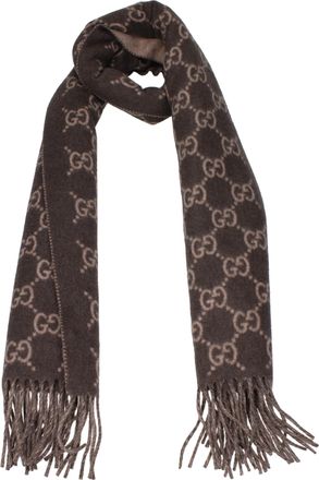 Gucci Herens Sjaals Kasjmier Bruin/Beige