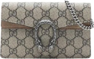 Gucci Pre-owned Cross Body Bags, female, Beige, Size: ONE SIZE Pre-owned Vintage Crossbody Bag