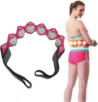 Trade Shop Trade Shop - Corda Massaggiante Rulli Manuale Allenamento Glutei Cellulite Cosce Peso Relax