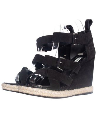 Balenciaga Womens Suede Wedge Sandal (Authentic Pre-Loved)