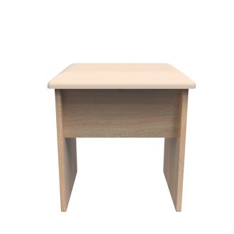 Welcome Furniture Lynton Ready Assembled Stool In Kashmir Ash & Bardolino Oak - Welcome Furniture | TJ Hughes